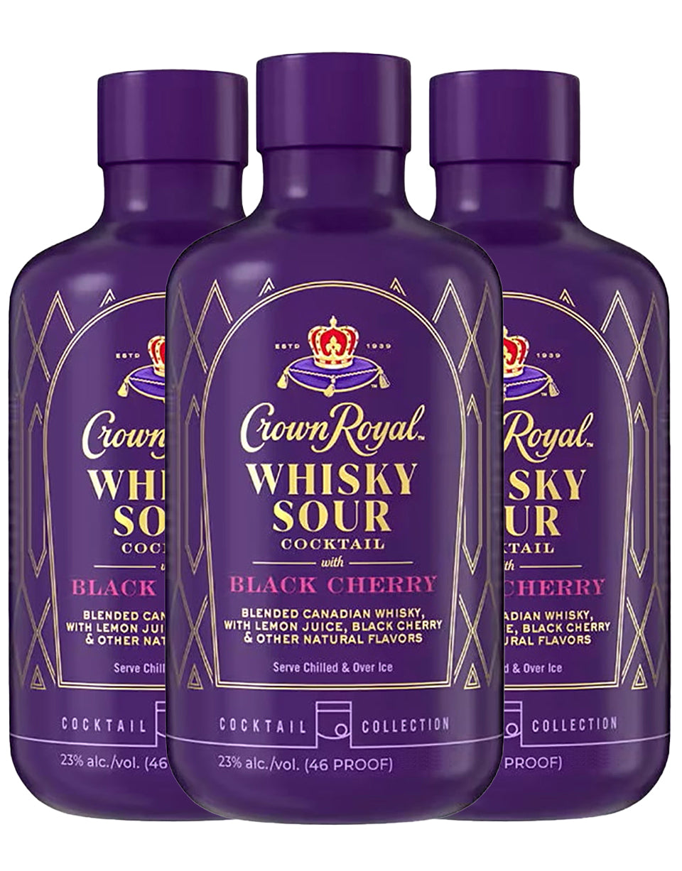 Buy Crown Royal Black Cherry Whisky Sour 3-Pack