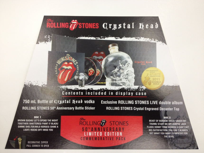 Crystal Head Vodka Rolling Stones 50th Anniversary | Quality Crystal Head Vodka Rolling Stones 50th Anniversary | Quality