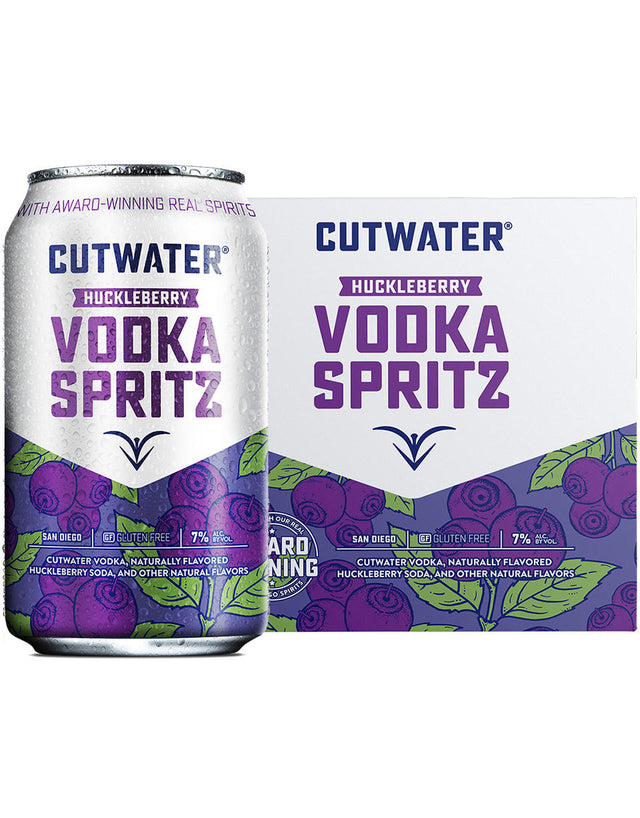 CutWater Huckleberry Vodka Spritz Can 4Pk - Cutwater Can