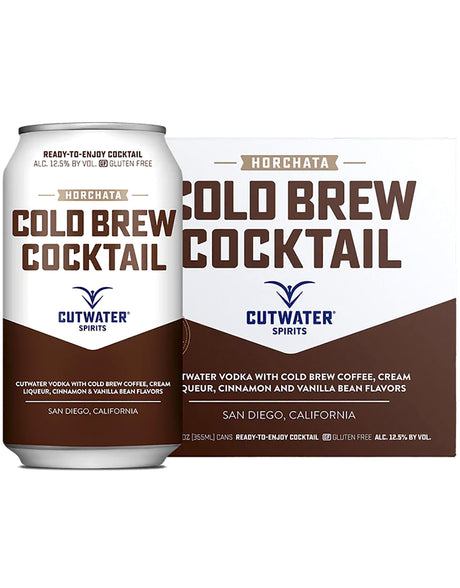 Buy Cutwater Horchata Cold Brew Cocktail 4-Pack Can