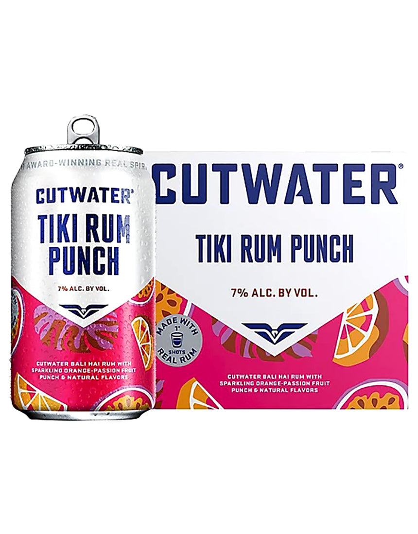 Buy Cutwater Tiki Rum Punch Canned Cocktail 4-Pack