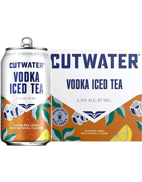 Buy Cutwater Vodka Iced Tea Canned Cocktail 4-Pack
