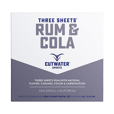 Cutwater Rum & Cola Can 4Pk - Cutwater Can