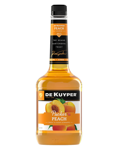 Buy DeKuyper Pucker Peach Schnapps Liqueur