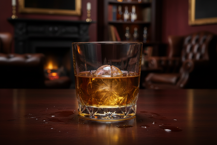 design me a image that is whiskey and goes with the theme of a club.