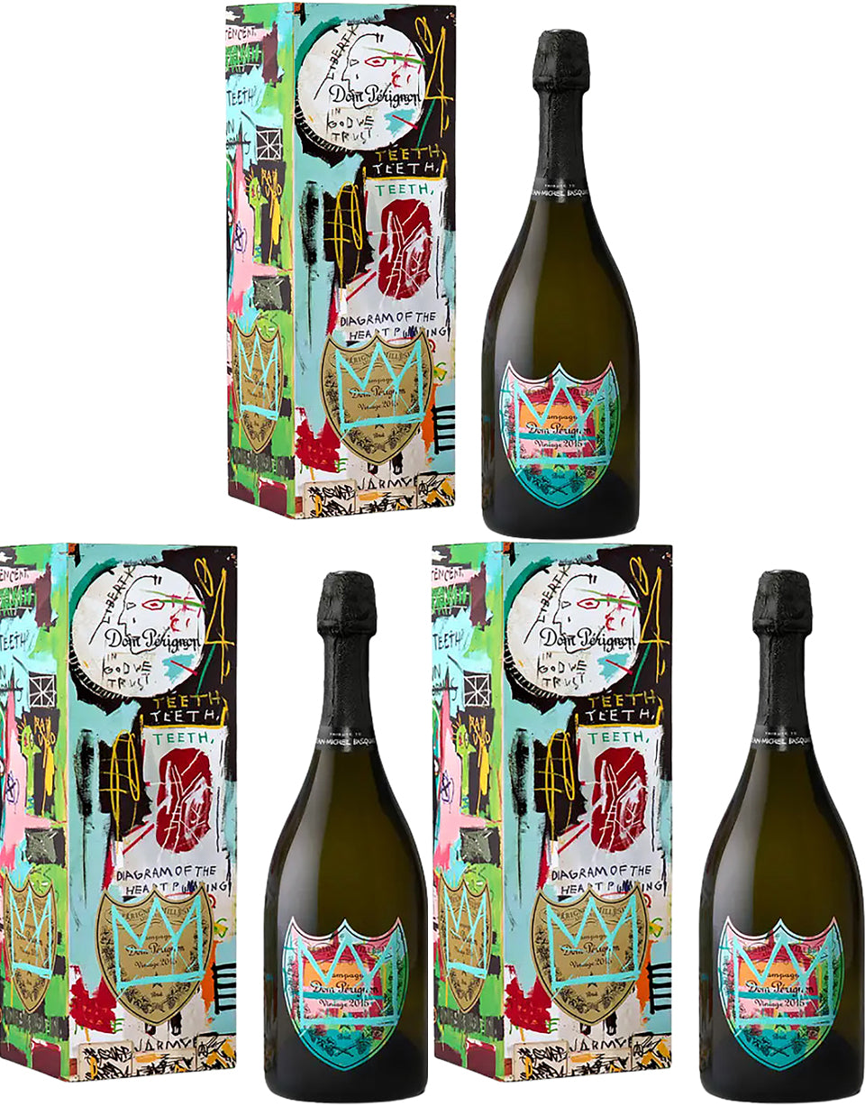 Buy Dom Pérignon Vintage 2015 Special Edition Tribute to Jean-Michel Basquiat 3-Pack