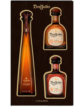 Don Julio 1942, Reposado & Añejo Gift Pack 3x375ml