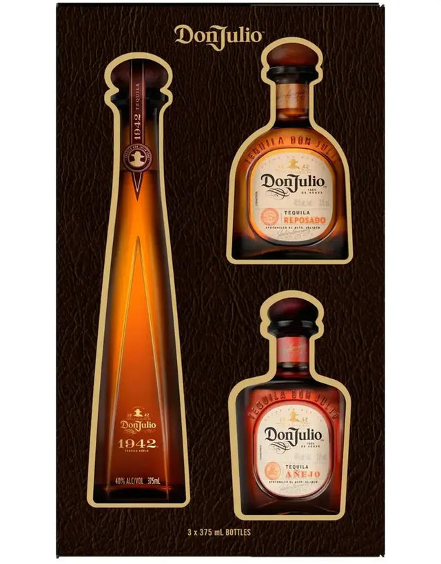 Don Julio 1942, Reposado & Añejo Gift Pack 3x375ml