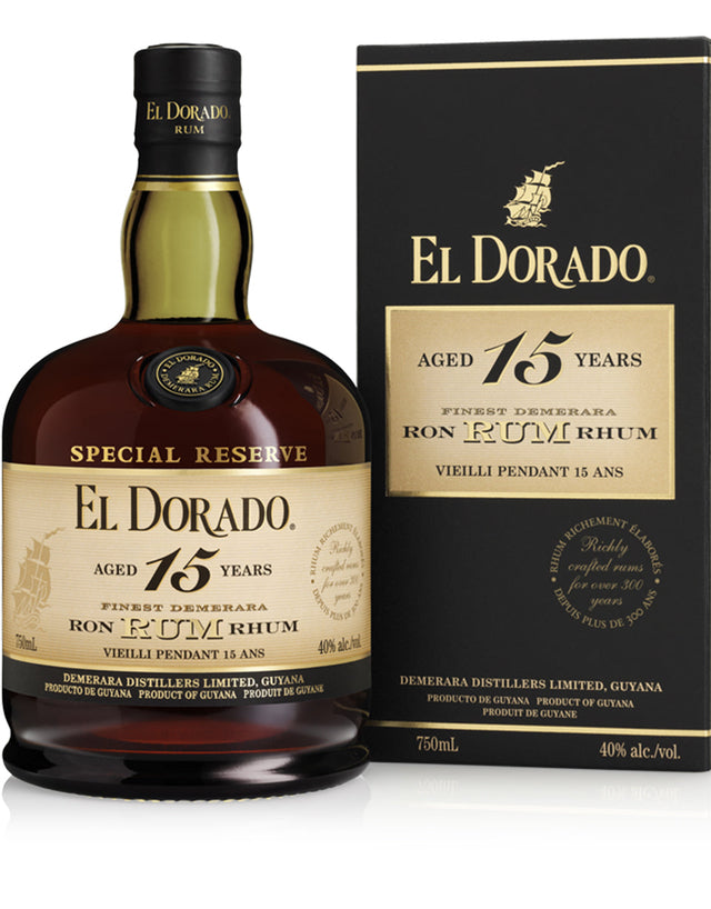 El Dorado 15 Year Rum 750ml - El Dorado