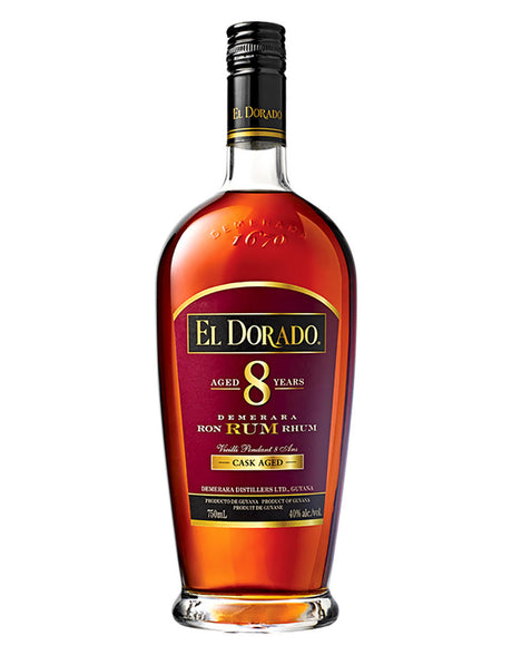 El Dorado 8 Year Rum 750ml - El Dorado
