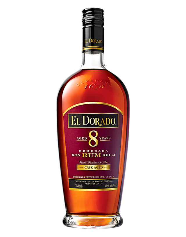 El Dorado 8 Year Rum 750ml - El Dorado