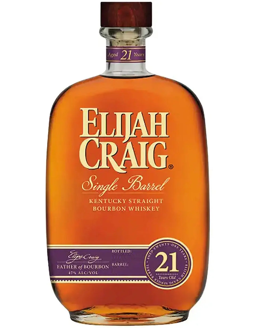 Buy Elijah Craig 21 Year Single Barrel Bourbon Whiskey