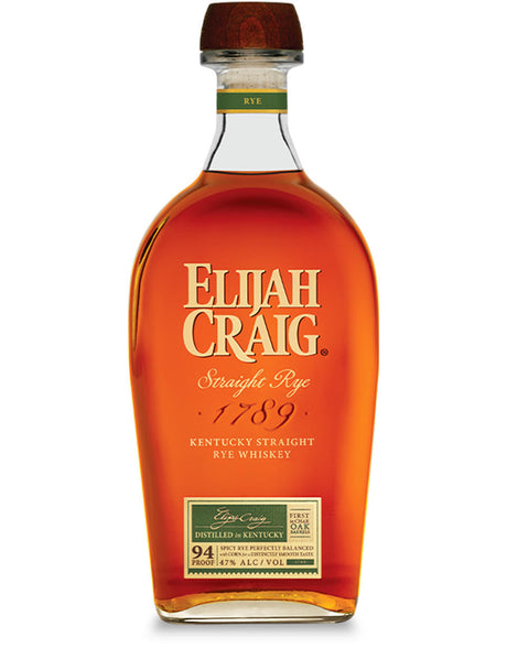 Elijah Craig Straight Rye Whiskey - Elijah Craig