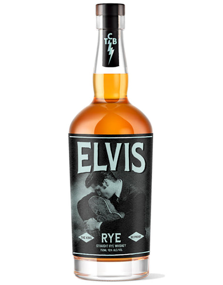 Elvis Presley The King Straight Rye Whiskey 750ml - Elvis