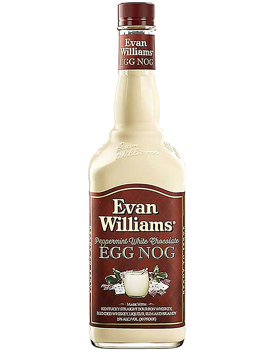 Buy Evan Williams Peppermint White Chocolate Eggnog Quality Liquor Store