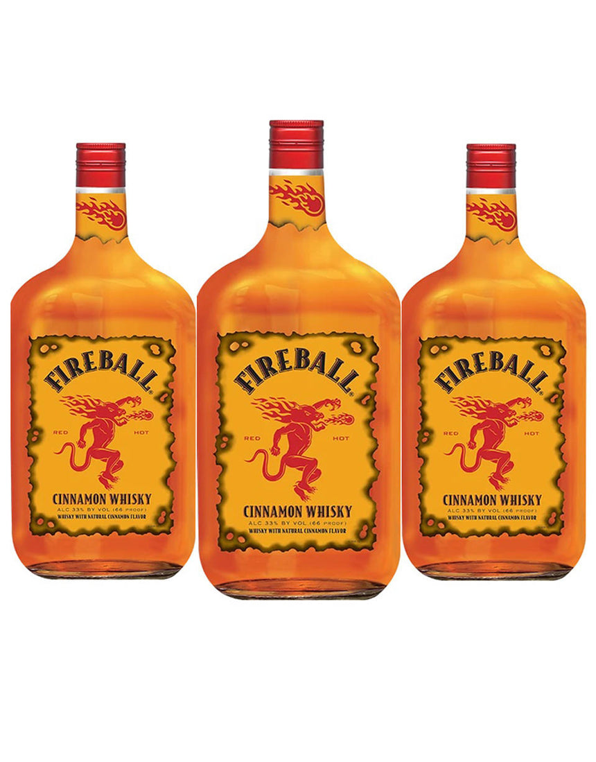 FireBall Cinnamon Whisky 1.75L Combo 3-Pack - Fireball