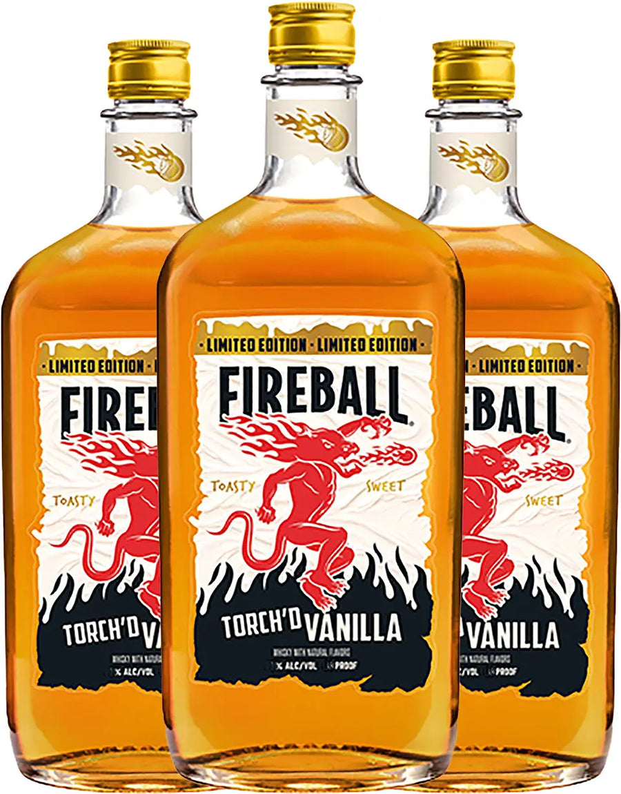 Fireball Torch'd Vanilla Whiskey 3-Pack