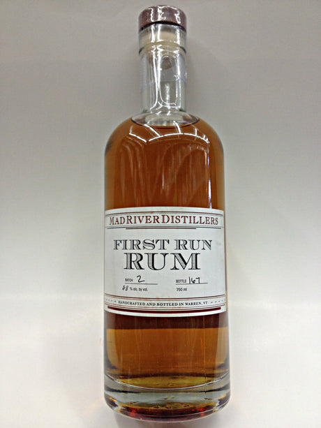 Mad River First Run Rum 750ml - Mad River
