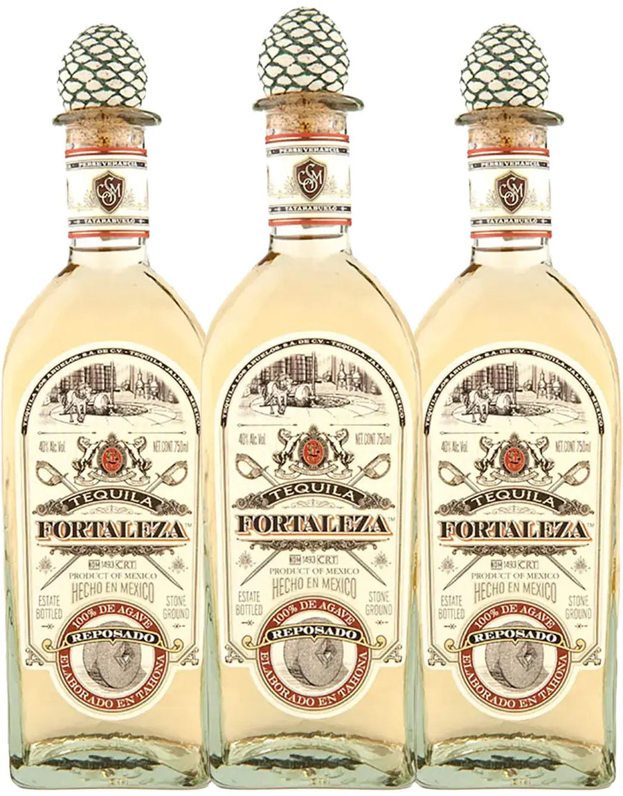 Fortaleza Reposado Tequila 700ml 3 Pack