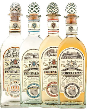 Buy Fortaleza Tequila 4-Bottle Combo 700ml, Blanco Reposado Añejo Still Strength