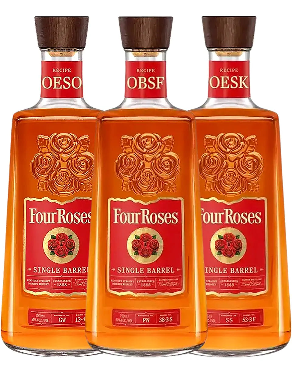 Buy Four Roses Single Barrel OBSF, OESK, OESO 3-Pack Bundle – Quality ...