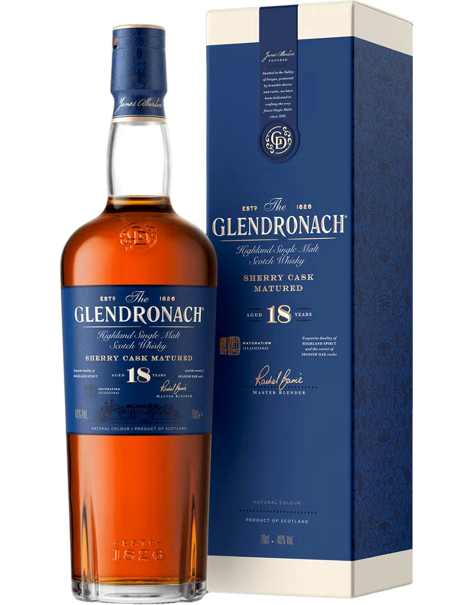 Buy Glendronach Sherry Cask Matured Aged 18 Years Whisky