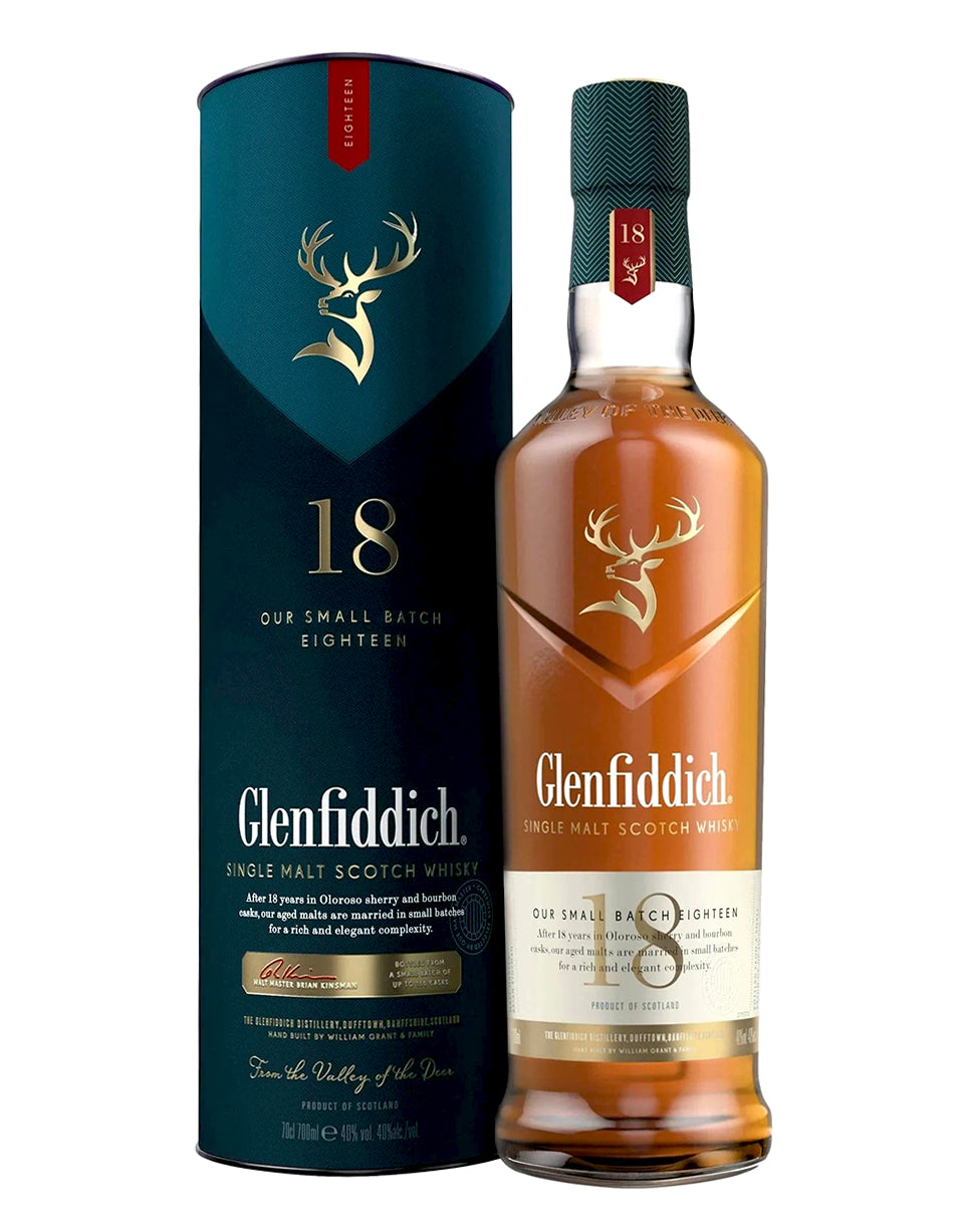 Glenfiddich 18 Year Old Single Malt Whisky - Glenfiddich