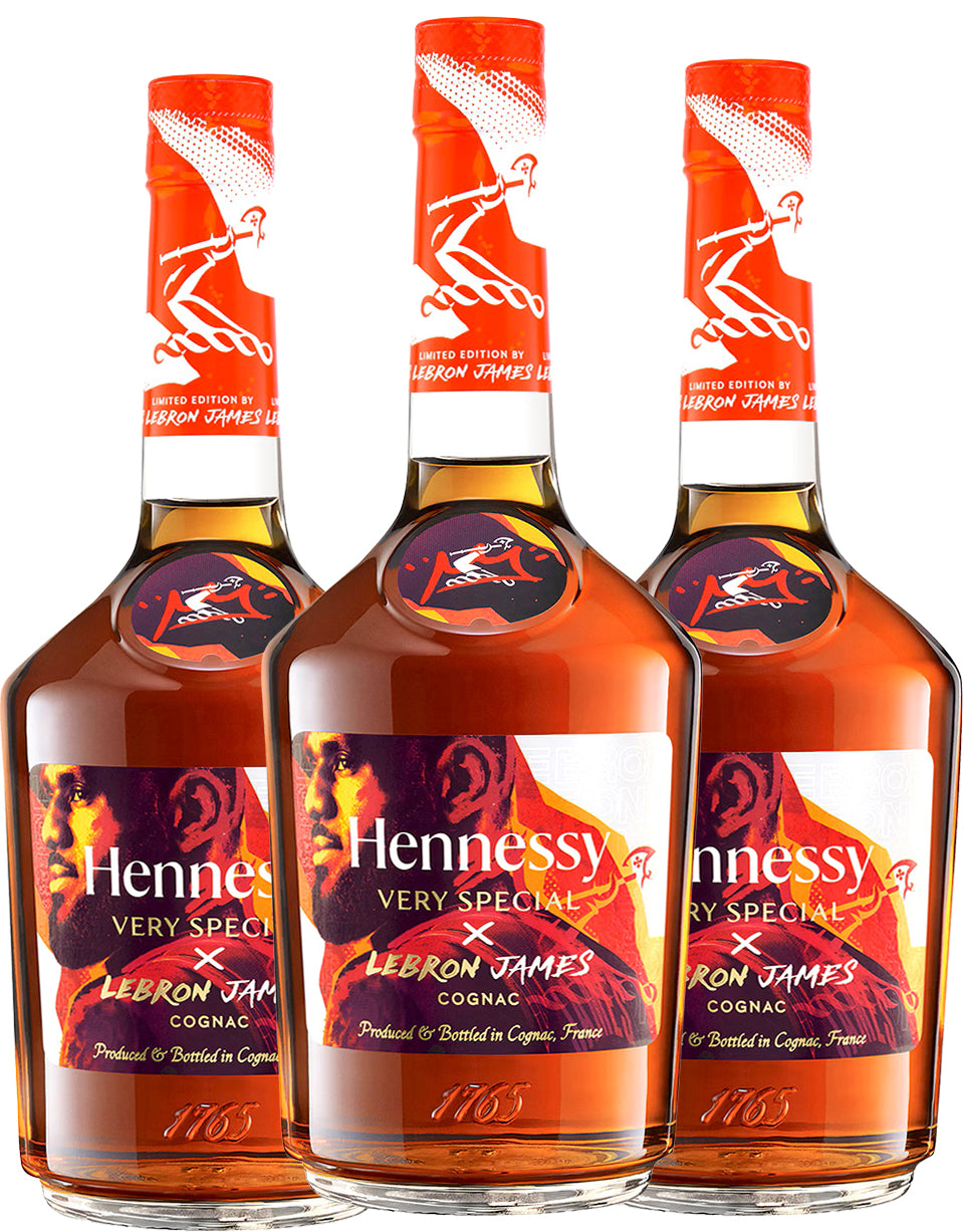 Hennessy x LeBron James Limited Cognac 3-Pack