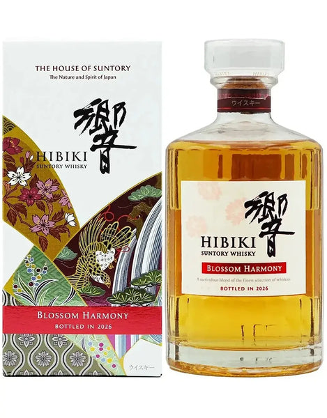 【美品】響SUNTORY WHISKY HIBIKI Buy Hibiki Blossom Harmony 2026 Limited Japanese Sakura Cask Whisky