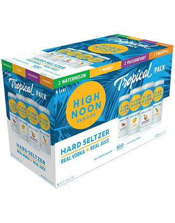 High Noon Hard Seltzer Tropical Variety 8-Pack High Noon