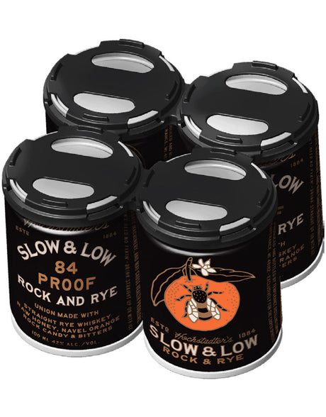Slow & Low Rock And Rye 100ml 4-Pack - Hochstadter's