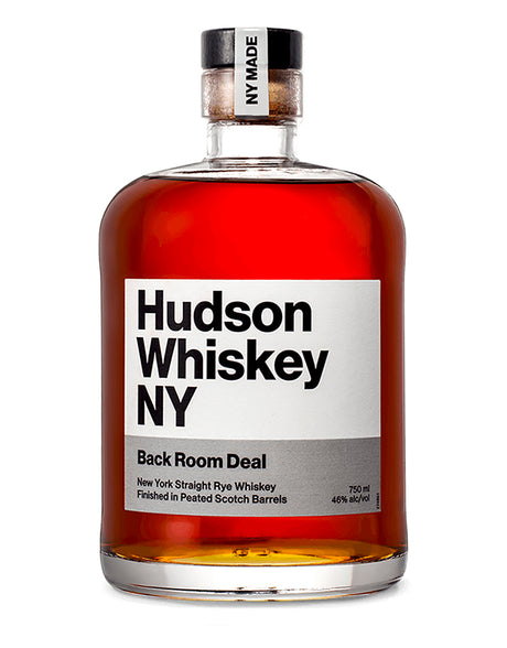 Hudson Back Room Deal Rye Whiskey Finished in Peated Scotch Barrels - Hudson