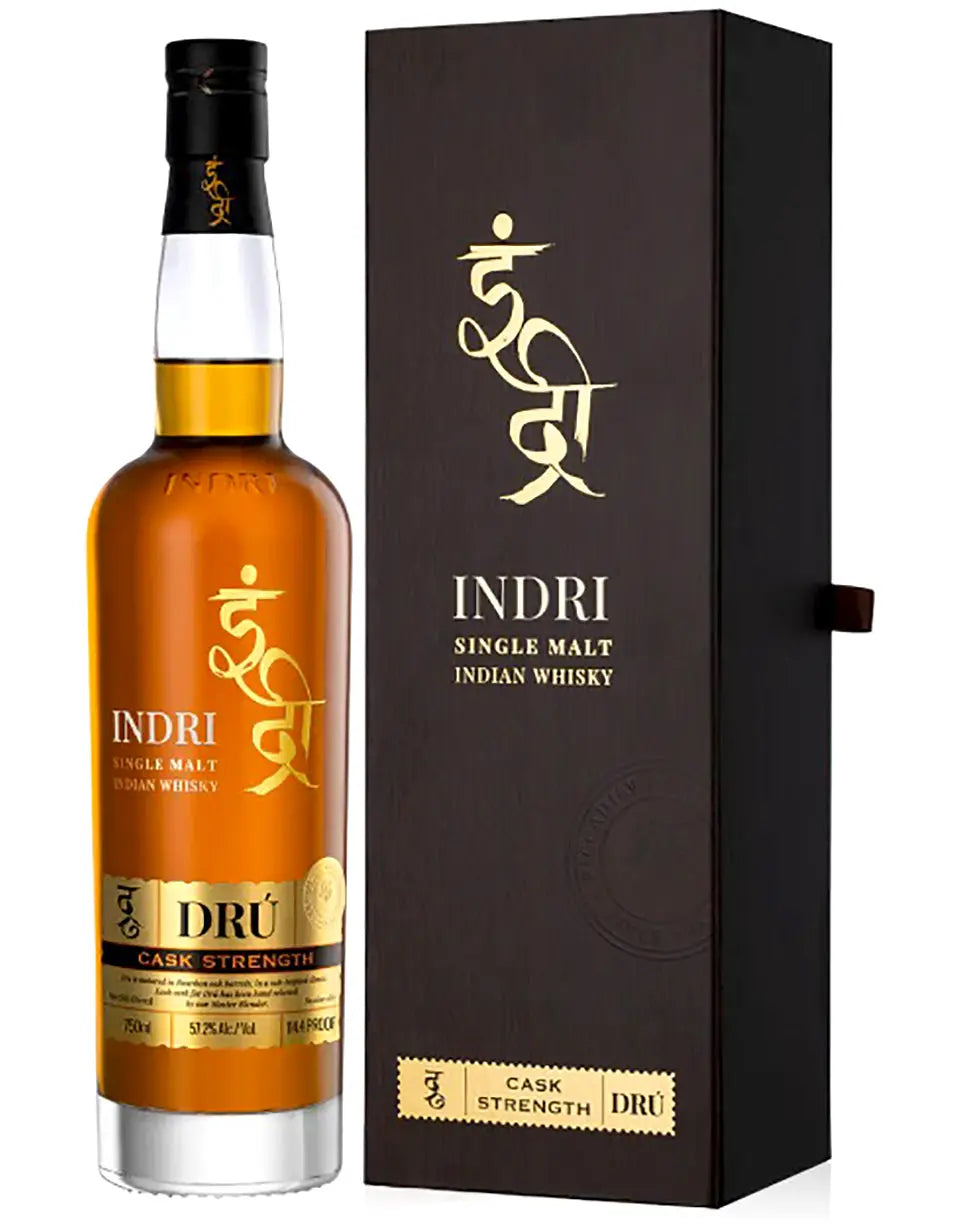 Buy Indri DRU Cask Strength Indian Single Malt Whisky | Quality Liquor –  Quality Liquor Store, image size:960x1227
