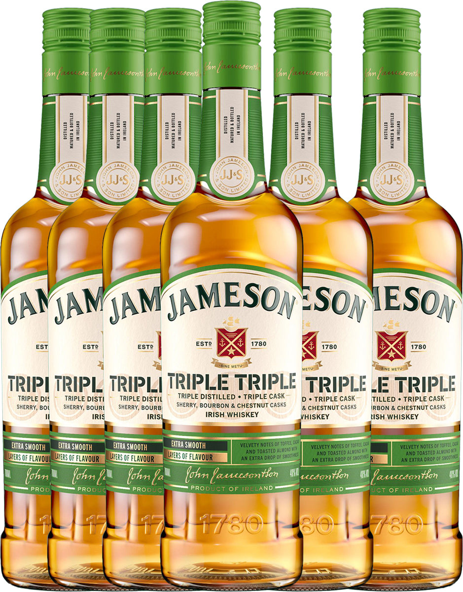 Buy Jameson Triple Triple Irish Whiskey 6-Pack | Quality Liquor Store