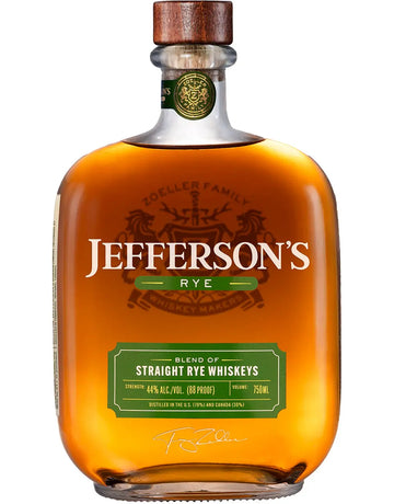 Jefferson's  Jefferson’s Rye -  Whiskey  Quality Liquor Store