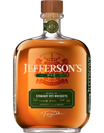 Jefferson's  Jefferson’s Rye -  Whiskey  Quality Liquor Store