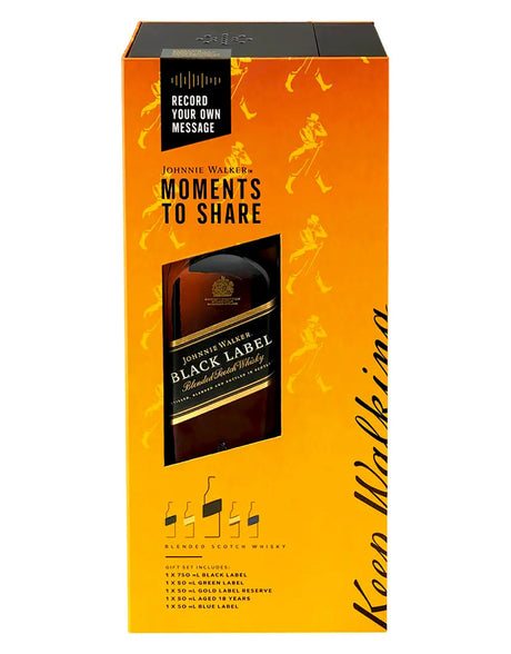 Johnnie Walker Black Label Moments to Share Voice Recorder Gift Set - Johnnie Walker