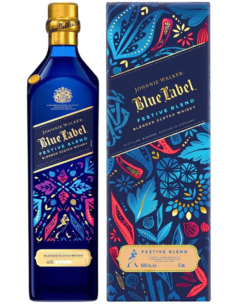 Shop Johnnie Walker Blue Label Festive Edition Blended Scotch Whisky