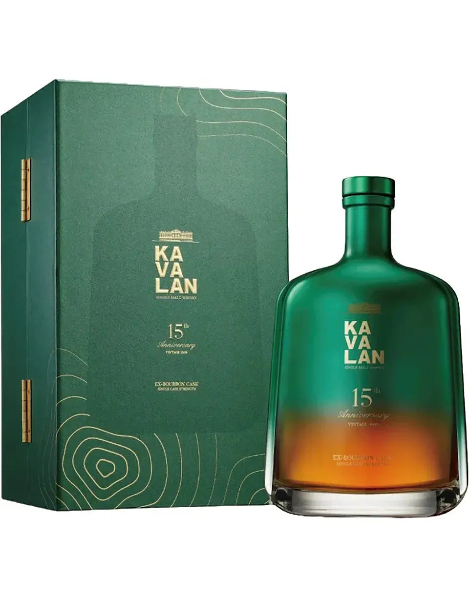 Buy Kavalan 15th Anniversary Ex-Bourbon Cask Single Malt Whisky