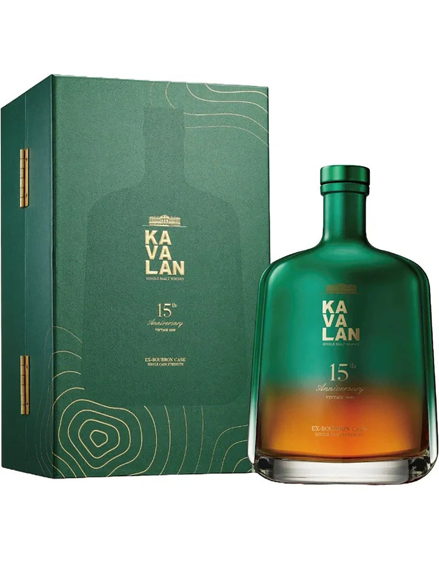 Buy Kavalan 15th Anniversary Ex-Bourbon Cask Single Malt Whisky