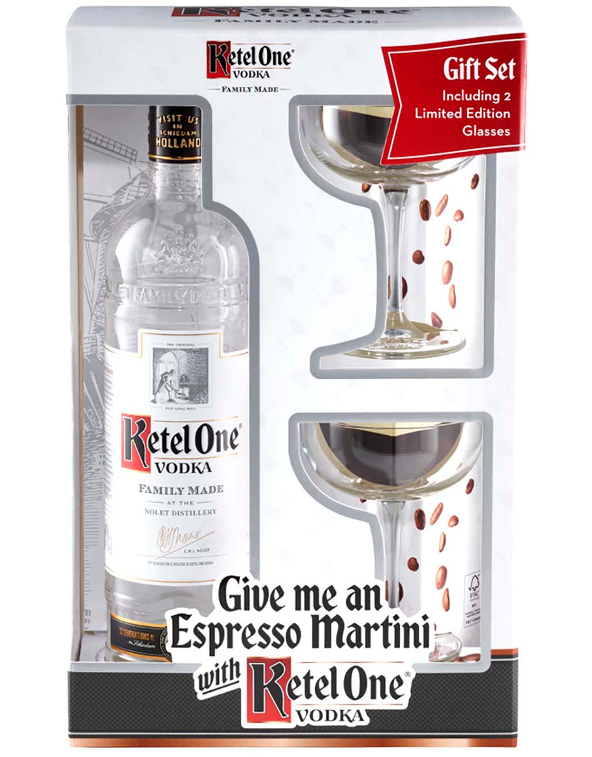 Ketel One Vodka with Martini Espresso Gift Set