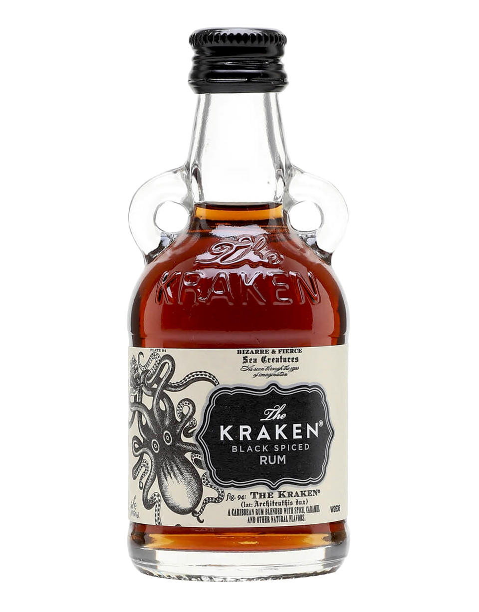 Kraken - Rhum ambré - Black Spiced Rum - Mignonnette - 5cl - 40° Kraken