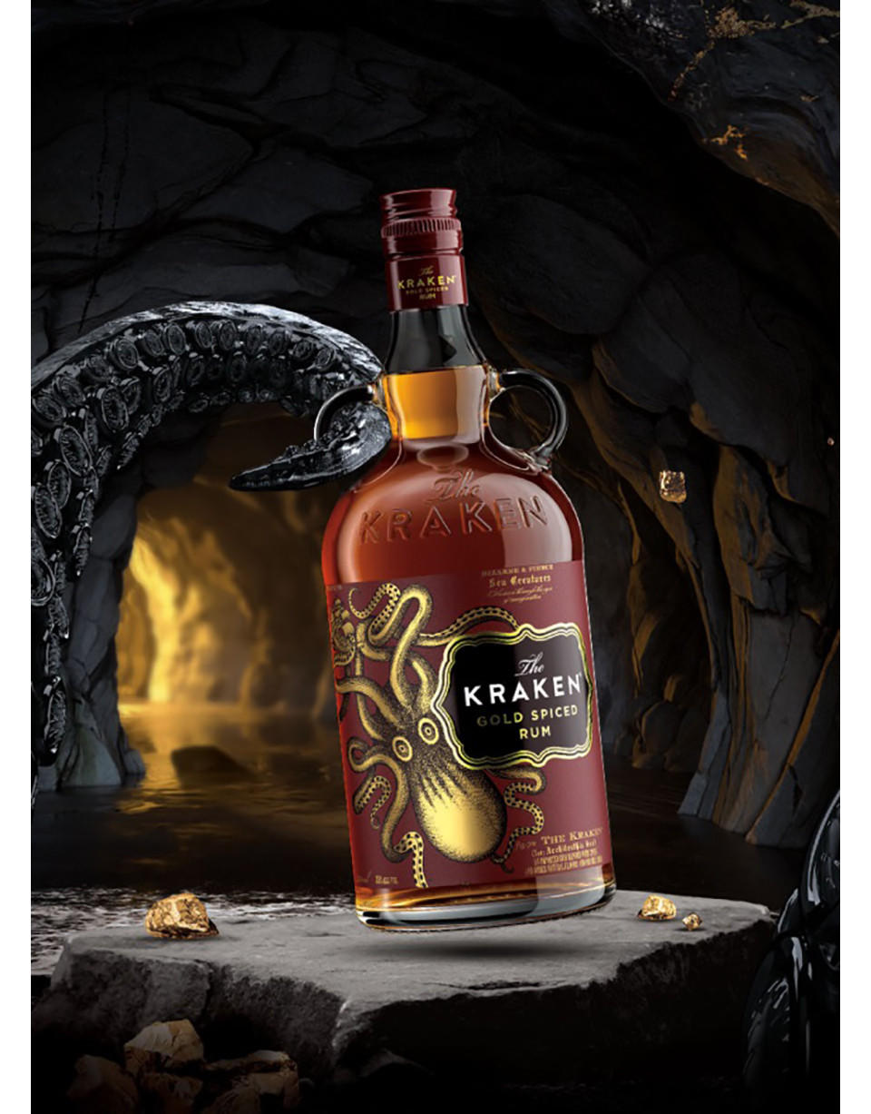 The Kraken Kraken / Gold Spiced Rum 35% abv / 750mL