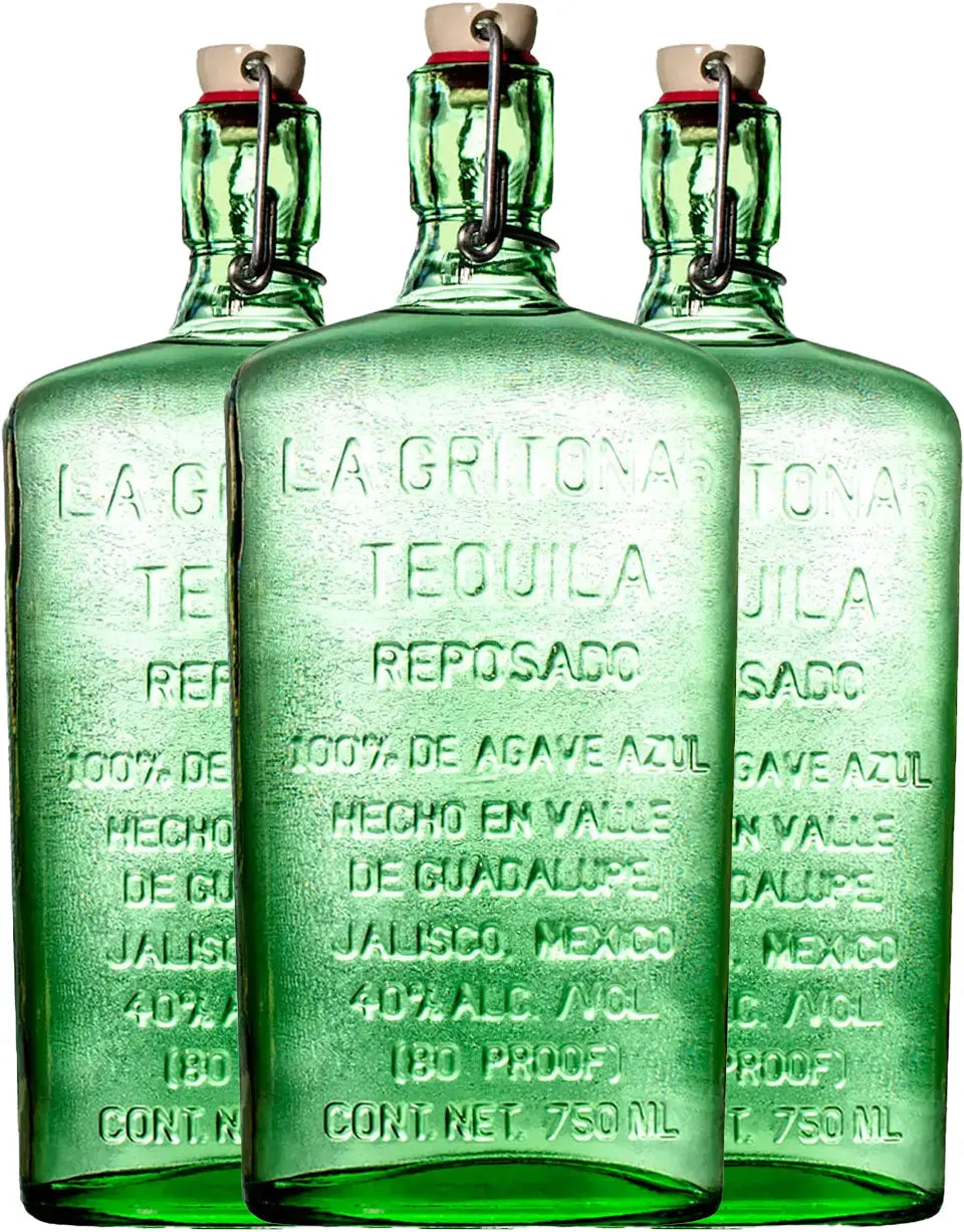 La Gritona Reposado Tequila 3-Pack Bundle