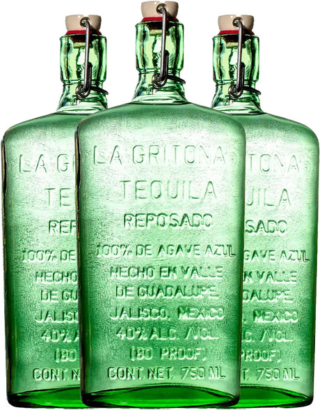 La Gritona Reposado Tequila 3-Pack Bundle