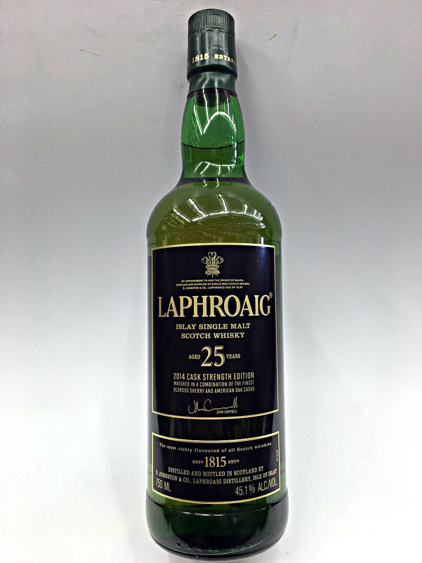 Laphroaig 2014 Single Malt 25 Year Scotch Whiskey - Laphroaig