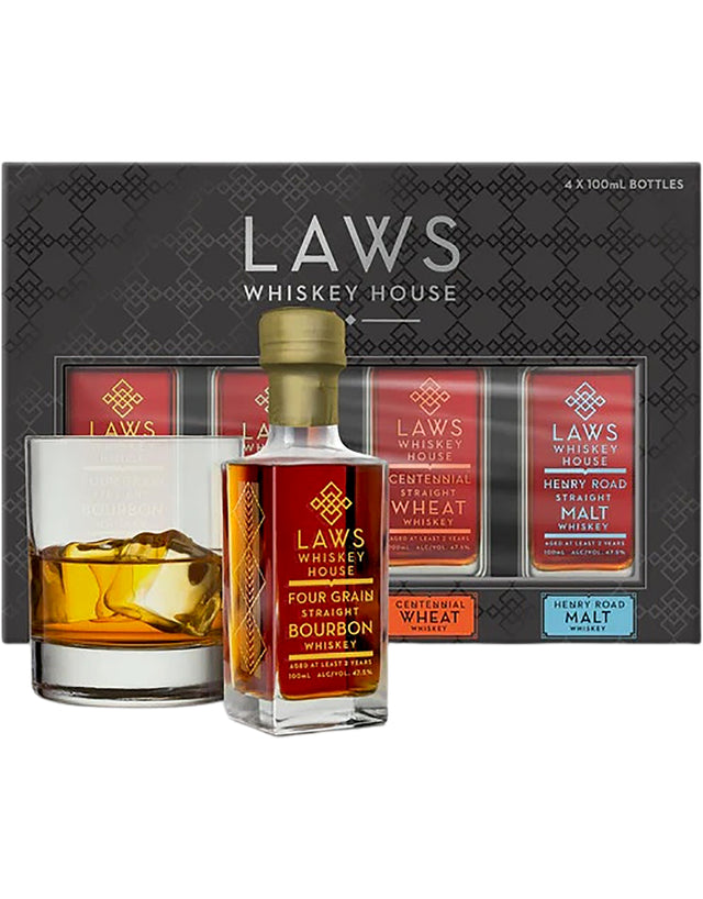 Buy Laws 4x100ml Sample Pack Whiskey