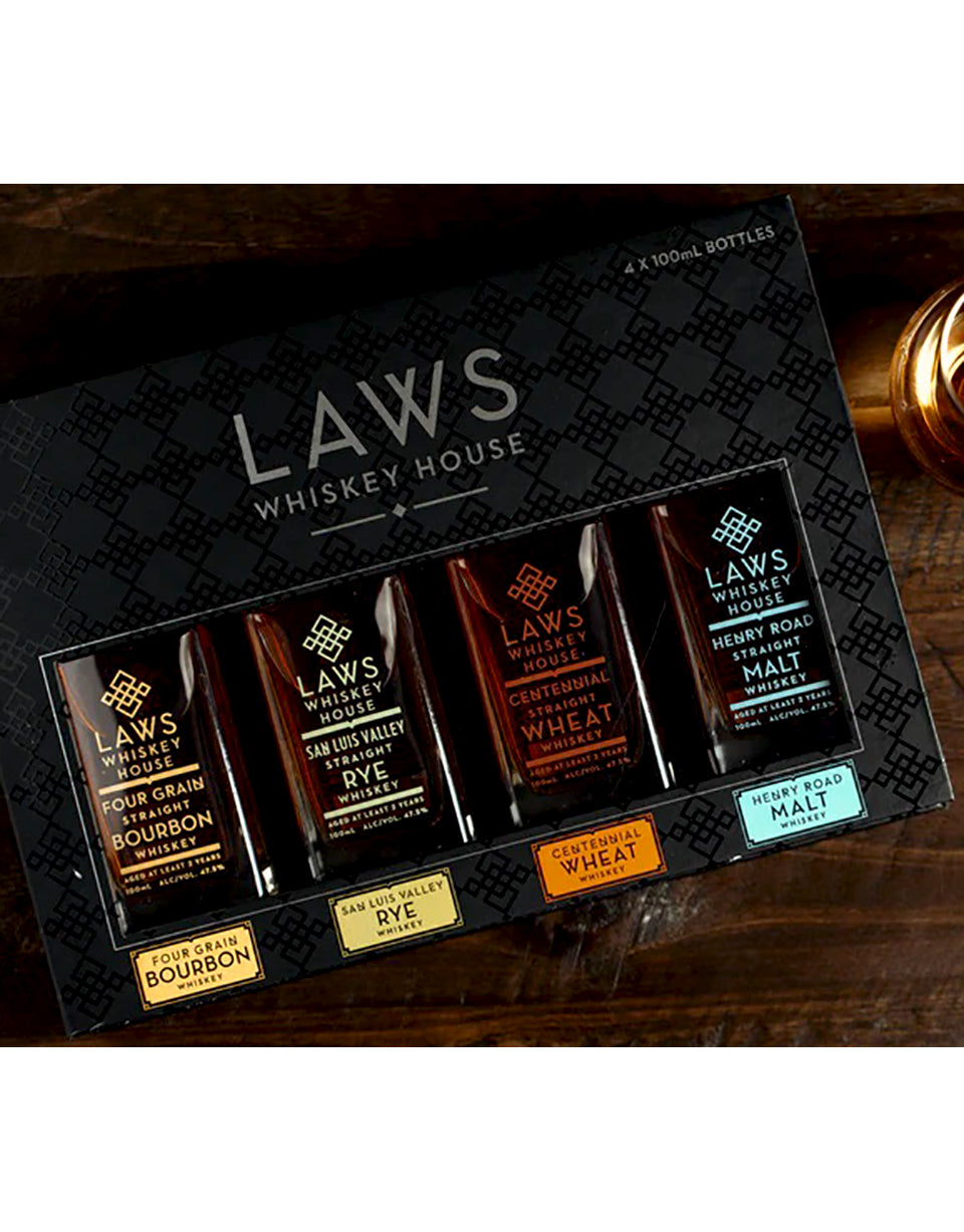 Buy Laws 4x100ml Sample Pack Whiskey