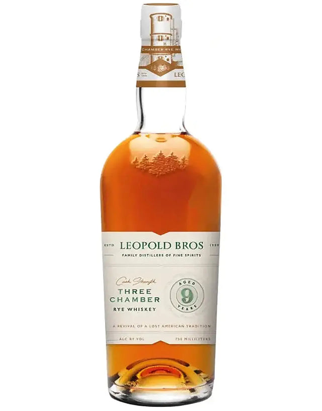 Buy Leopold Bros 9 Year Three Chamber Cask Strength Rye