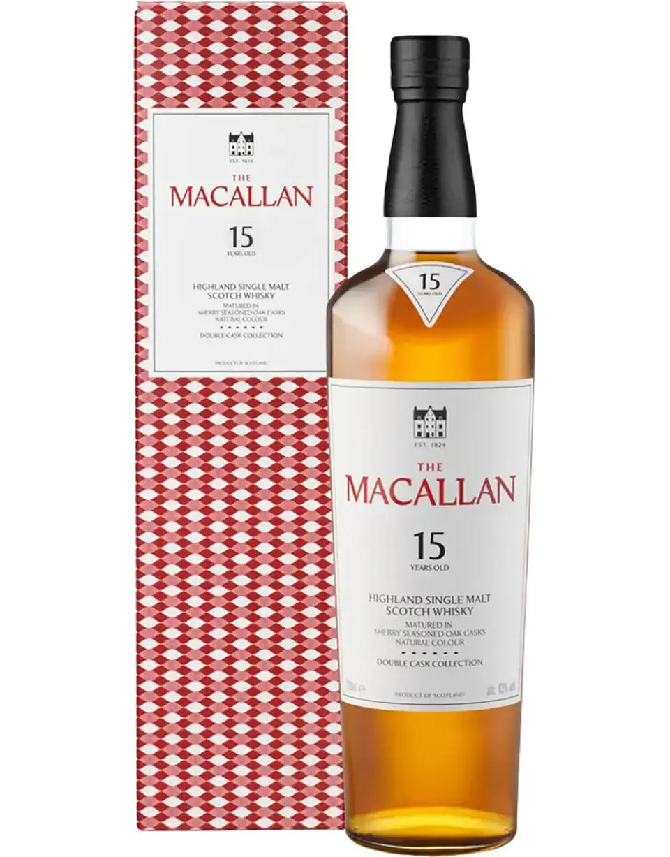 ウイスキー The Macallan 15 Year Old Double Cask The Macallan 15 Year Double Cask Single Malt Scotch Whisky 750ml